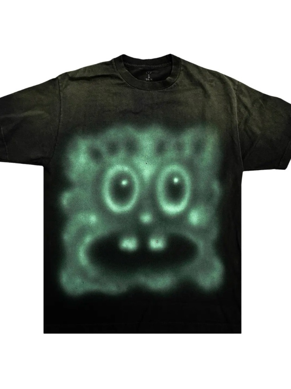 Cactus Jack by Travis Scott x Spongebob Krabby Patty Tee 'Black' -NWT -S